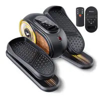 Under Desk Elliptical Machine with Remote Control – Mini Electric Leg Exerciser, Compact Seated Pedal Trainer for Home Office & Seniors |New Year Gift