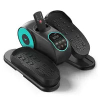 Under Desk Elliptical Machine with Remote Control – Mini Electric Leg Exerciser, Compact Seated Pedal Trainer for Home Office & Seniors |New Year Gift