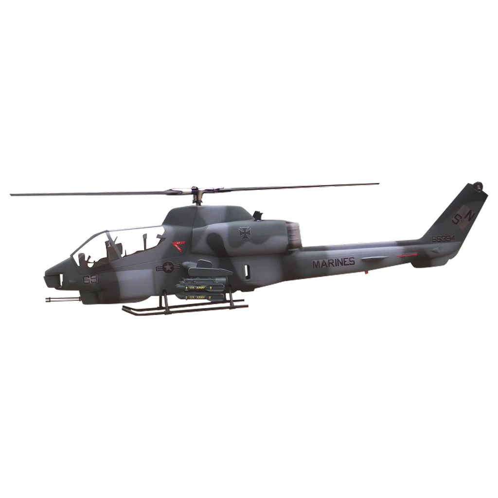FLISHRC FL500 AH-1 Cobra 500-Class Large Scale GPS RC Helicopter Model with L7 Flight Controller 2.4G 6CH RTF