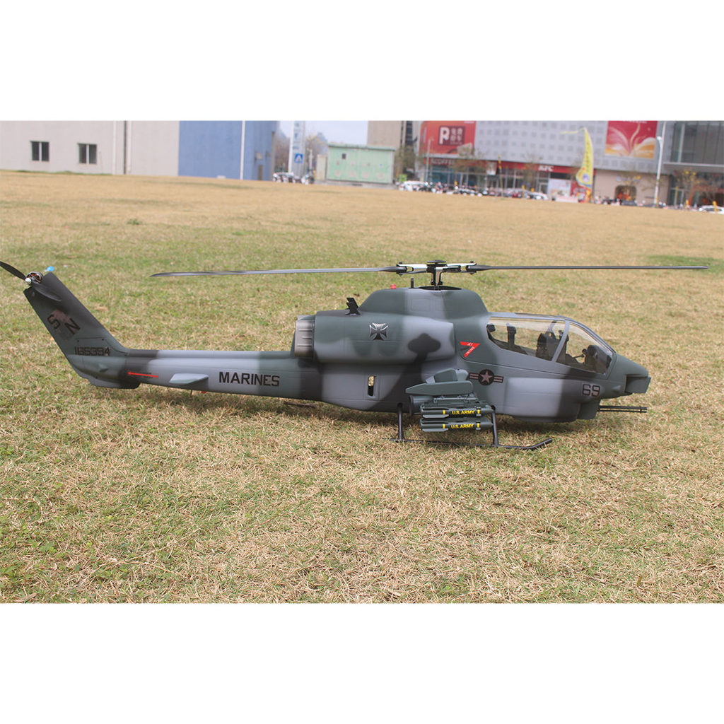 FLISHRC FL500 AH-1 Cobra 500-Class Large Scale GPS RC Helicopter Model with L7 Flight Controller 2.4G 6CH RTF