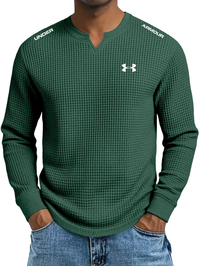 Everyday Waffle V-Neck Comfort Tee