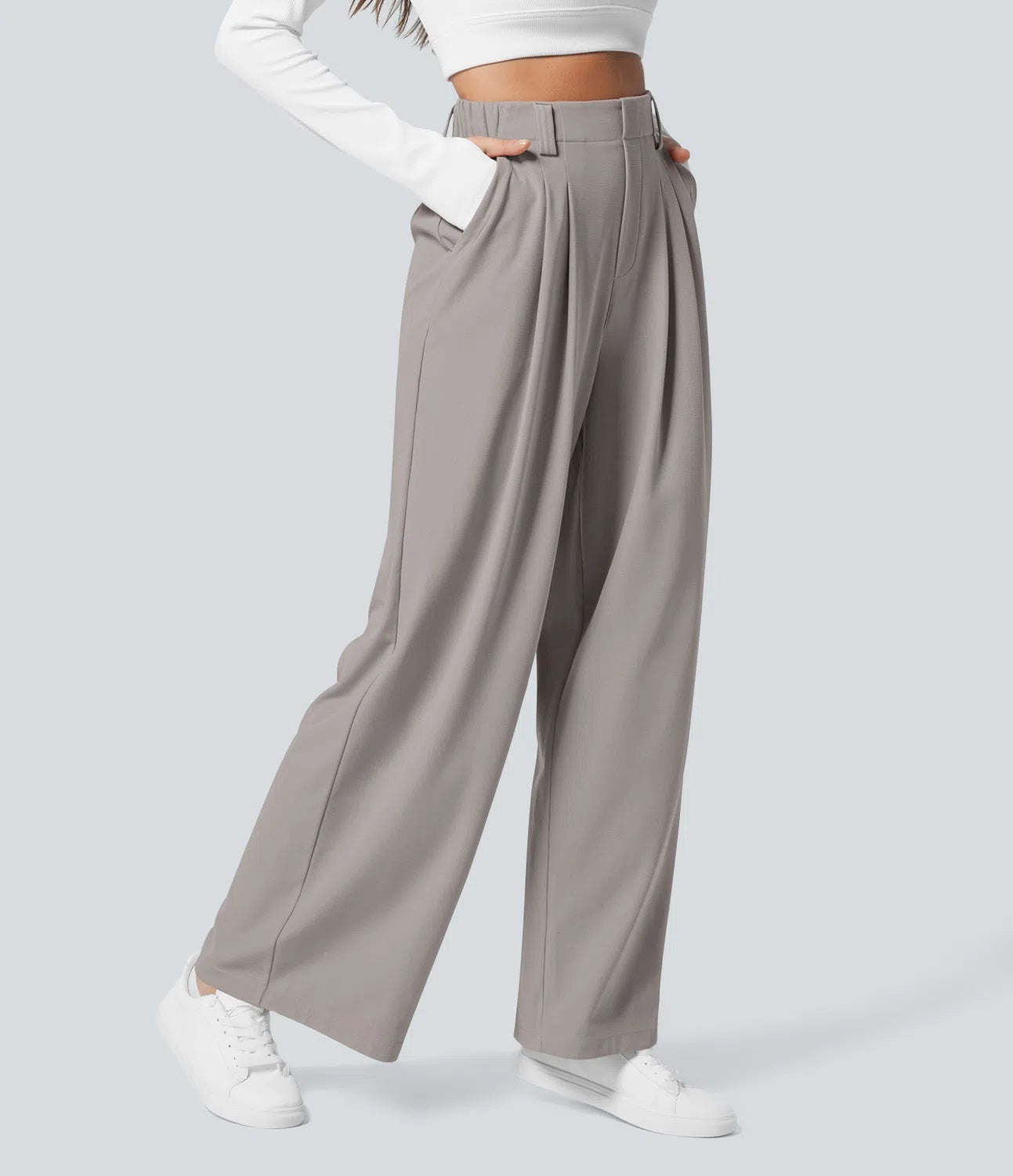 Everyday Stretch Wide-Leg Comfort Pants