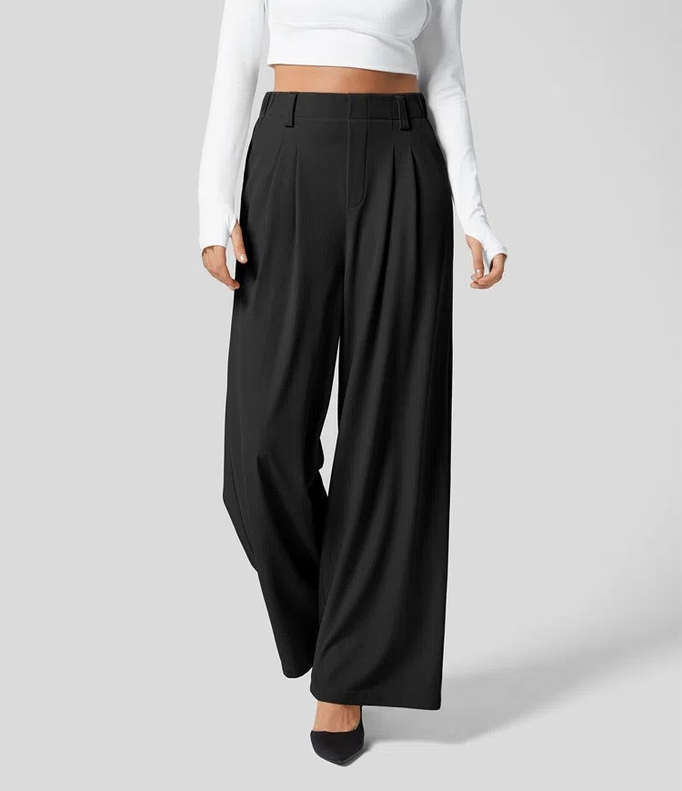 Everyday Stretch Wide-Leg Comfort Pants