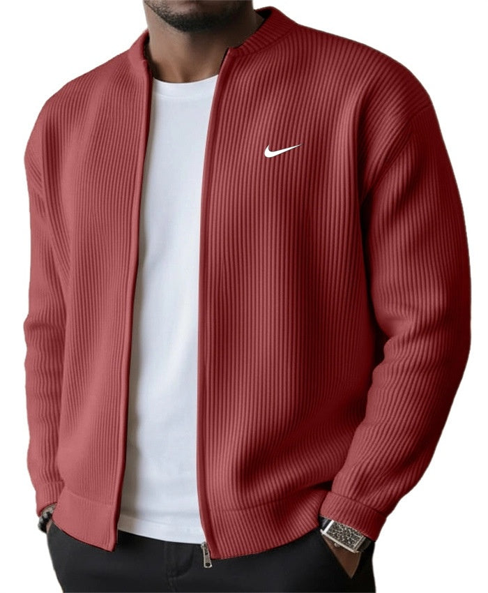Classic Everyday Ribbed Zip Jacket