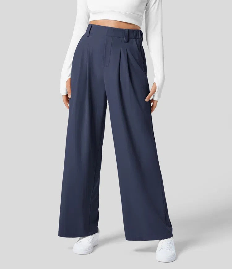 Everyday Stretch Wide-Leg Comfort Pants