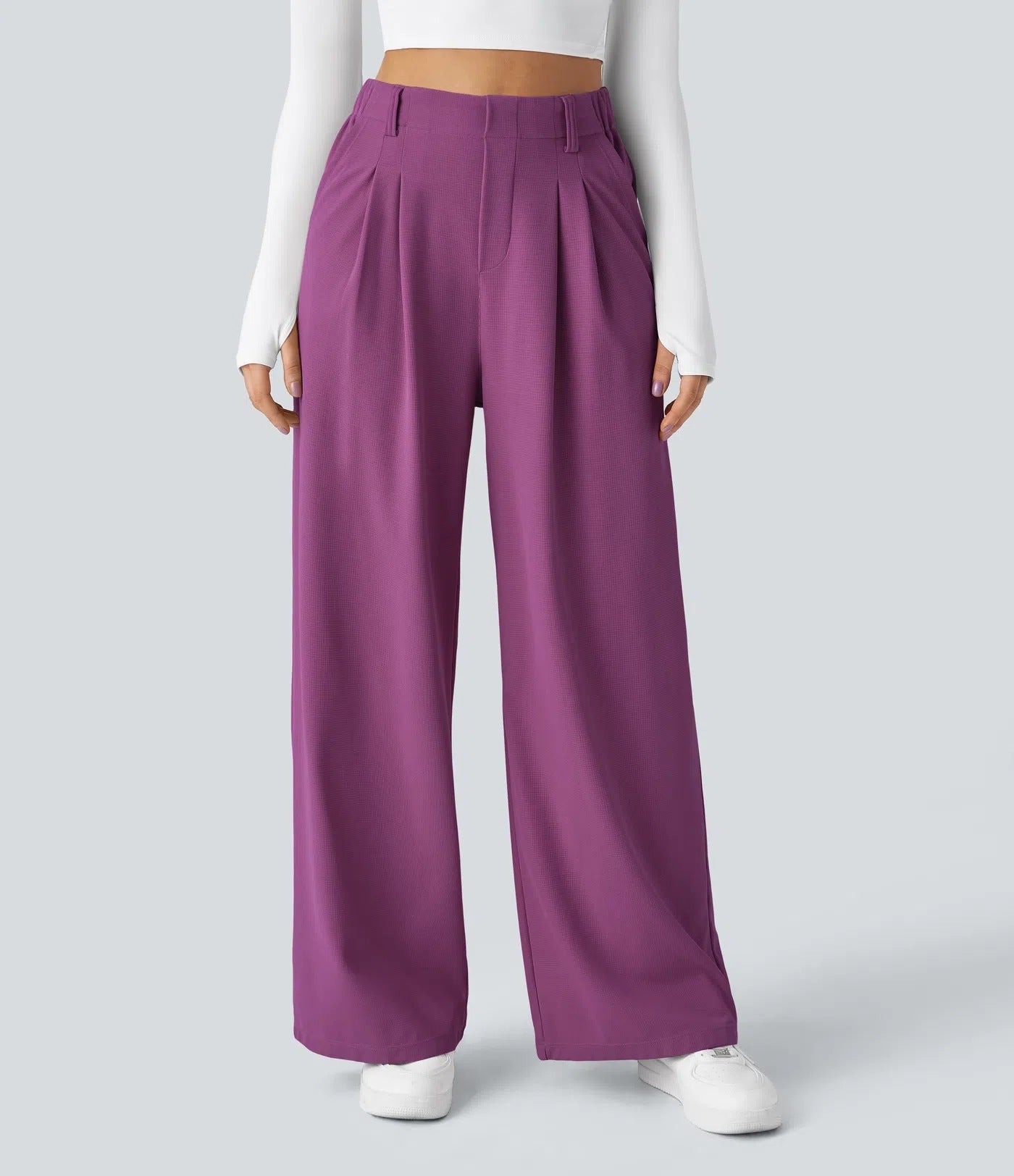 Everyday Stretch Wide-Leg Comfort Pants