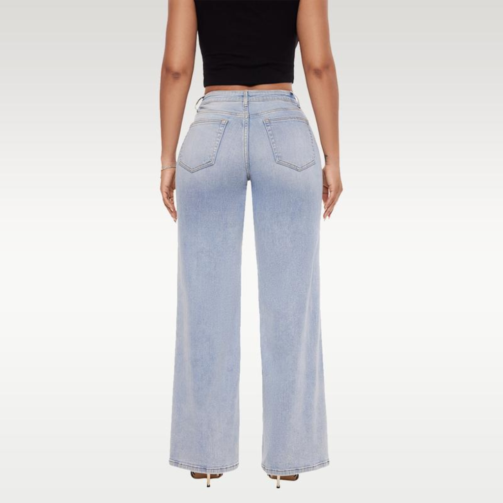 Everyday Relaxed Stretch Wide Jeans