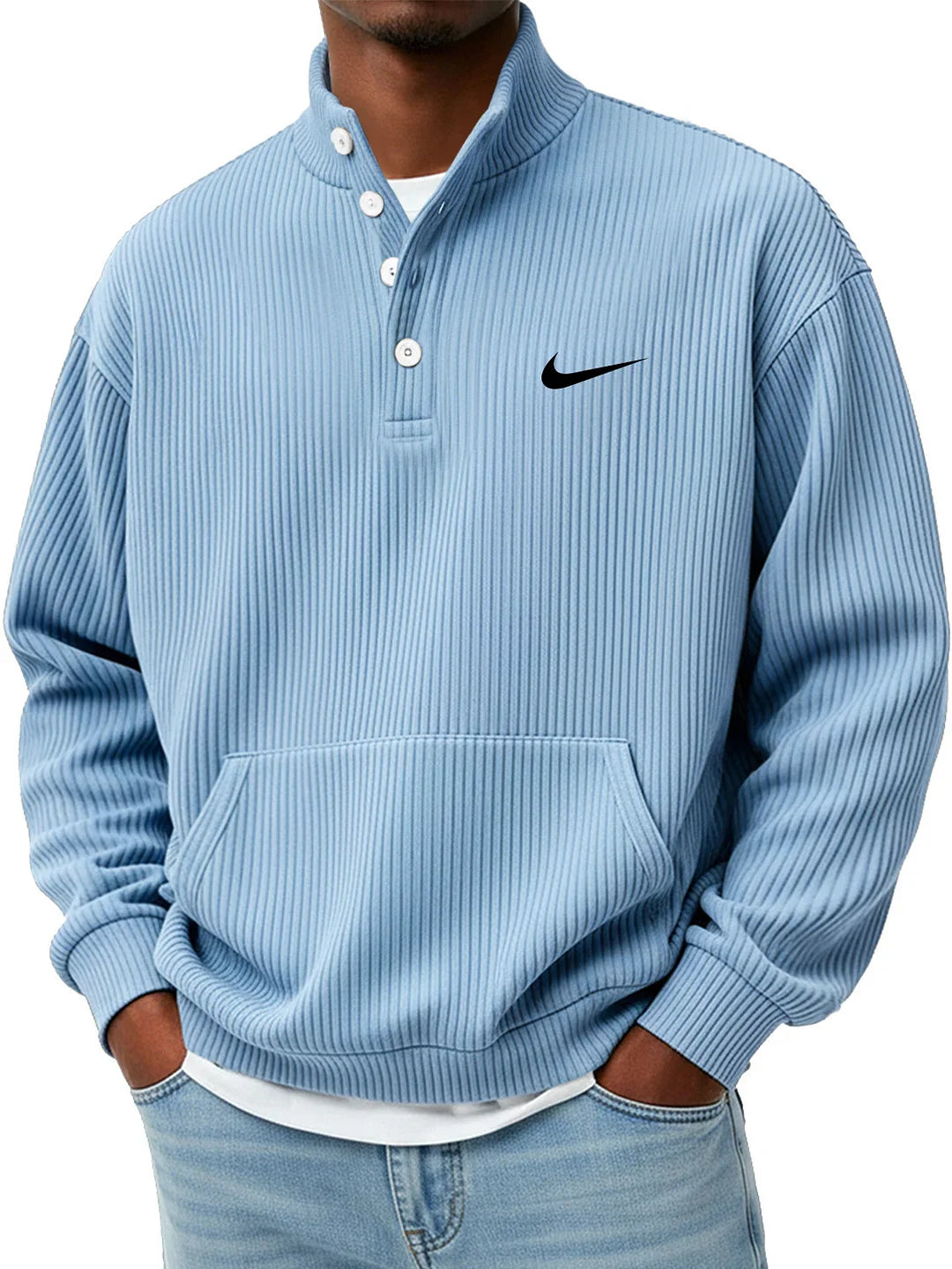 Patchwork Urban Knit Comfort Pullover