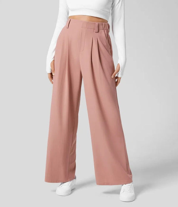 Everyday Stretch Wide-Leg Comfort Pants