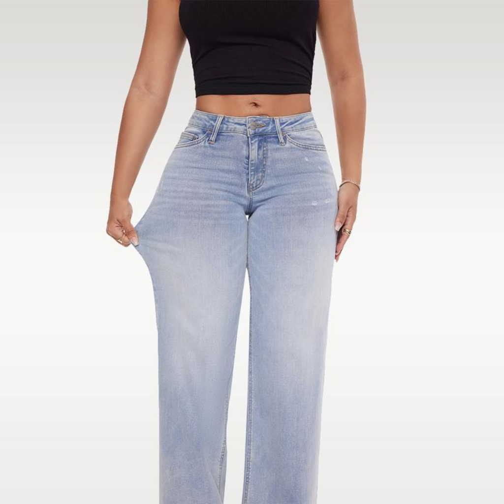 Everyday Relaxed Stretch Wide Jeans