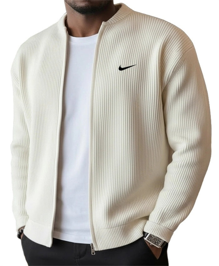 Classic Everyday Ribbed Zip Jacket